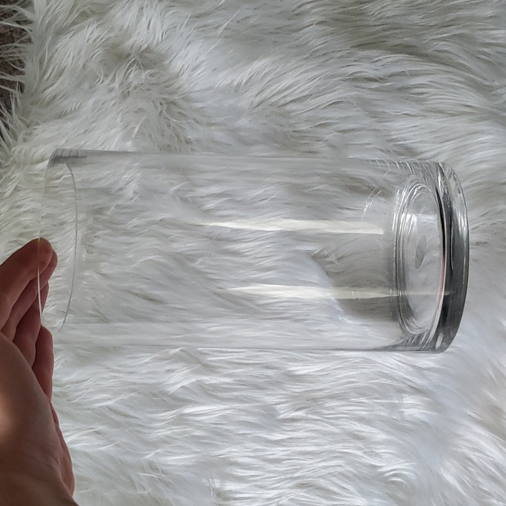 Hand blown circular vase!